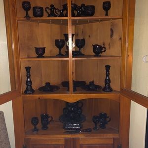 1970’s Red Cape Cod Set